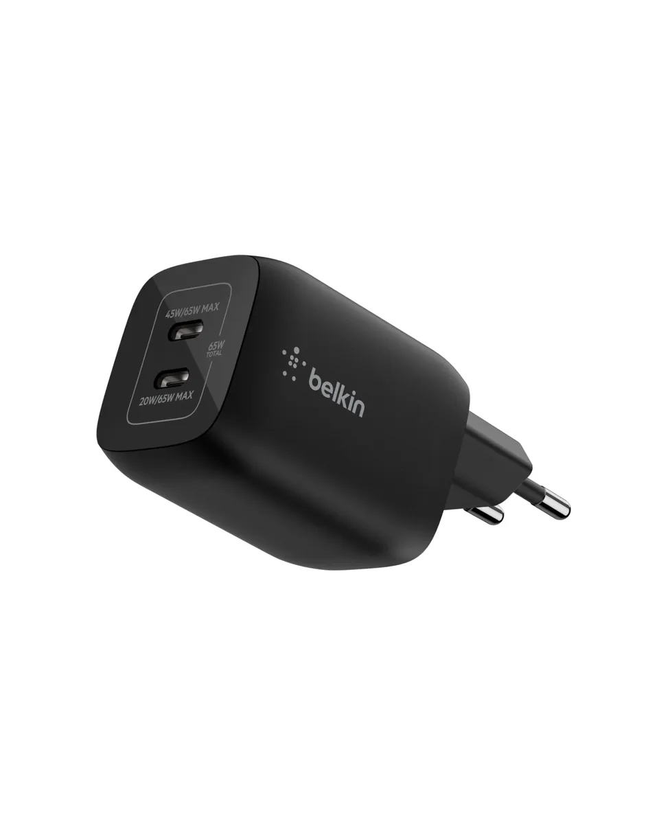 belkin-gaming-doppio-caricatore-da-muro-usb-c-65w-con-gan-e-pd-3-0-pps-per-ninte image 1