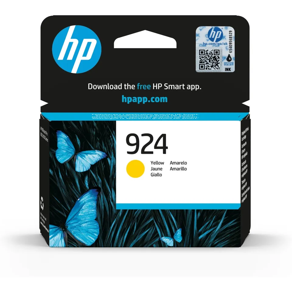 hp-924-4k0u5ne-cartuccia-originale-gialla-da-400-pagine-per-stampanti-officejet- image 1