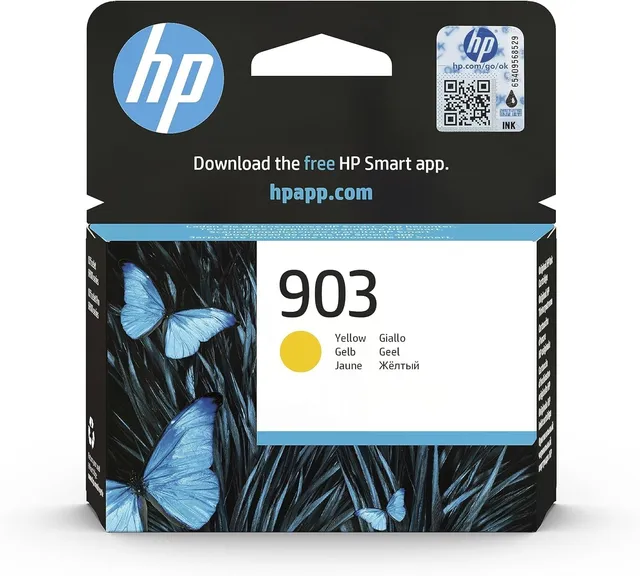 hp-903-giallo-t6l95ae-cartuccia-inchiostro-originale-da-315-pagine-per-hp-office image 1