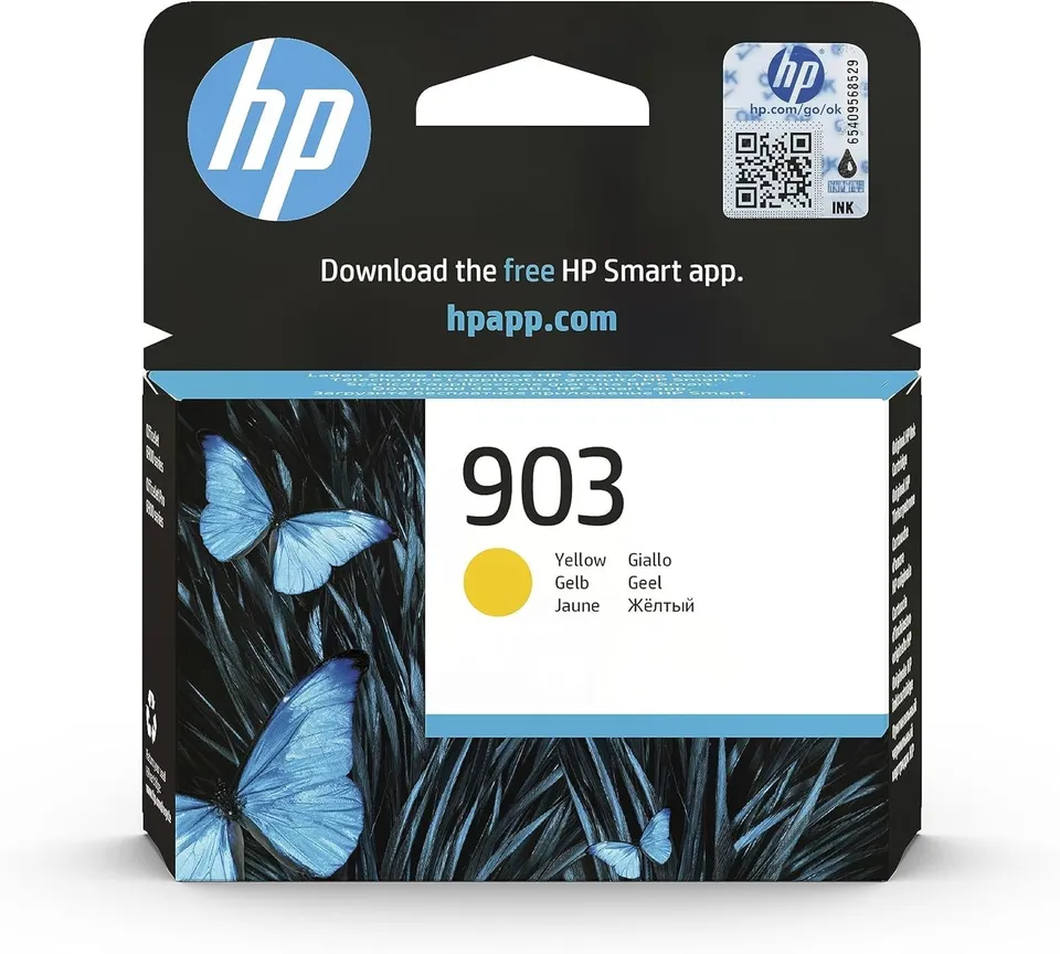 hp-903-giallo-t6l95ae-cartuccia-inchiostro-originale-da-315-pagine-per-hp-office image 1