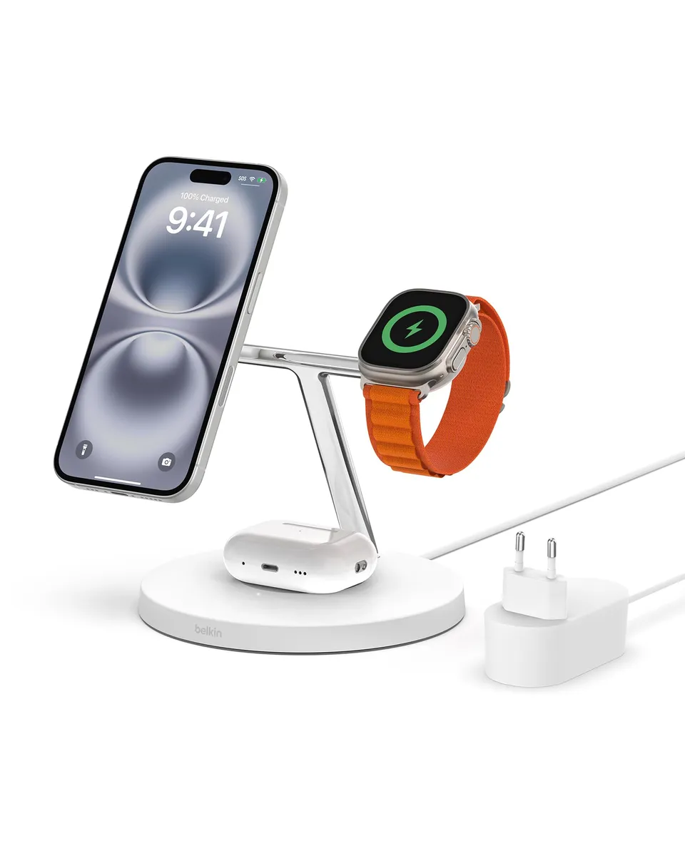 belkin-caricabatterie-wireless-3-in-1-con-magsafe-15-w-stazione-di-ricarica-rapi image 1