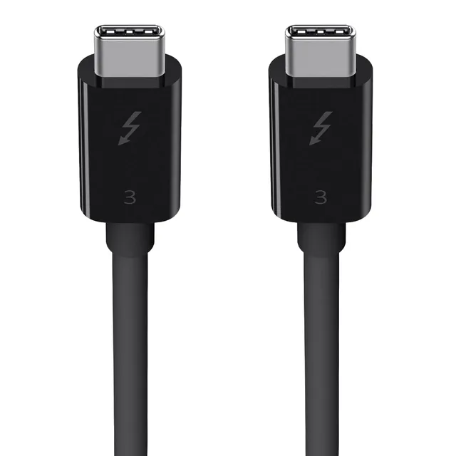belkin-f2cd084bt0-5mbk-cavo-thunderbolt-3-usb-c-a-usb-c-da-100-w-40-gbps-0-5-met image 1