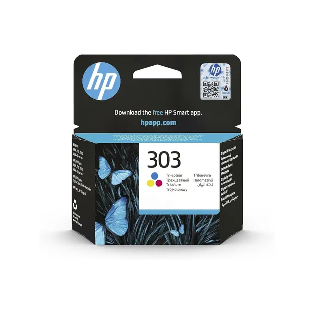 hp-303-tricromia-t6n01ae-cartuccia-originale-tricolore-165-pagine-per-hp-tango-t image 1
