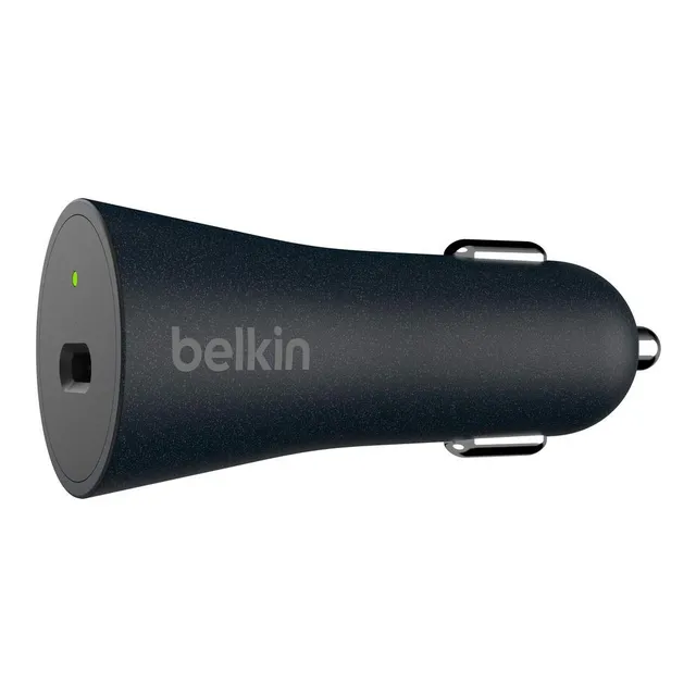 belkin-boost-up-caricatore-auto-27w-quick-charge-4-con-cavo-usb-c-a-usb-c-1-2-m- image 1
