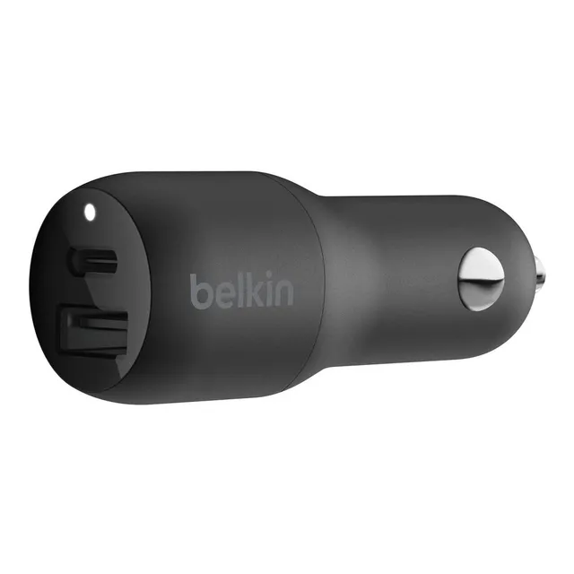 belkin-boostcharge-caricabatteria-da-auto-usb-c-32-w-con-porta-usb-a-ricarica-ra image 1
