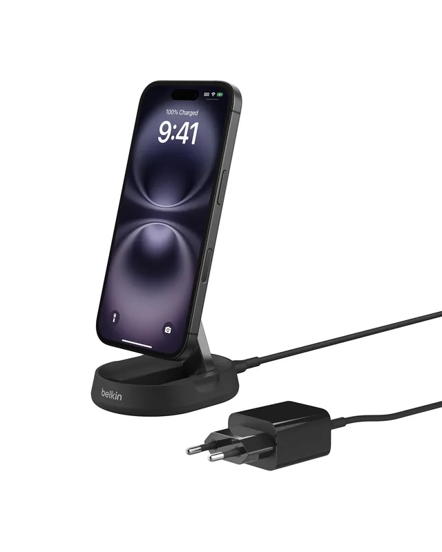 belkin-boostcharge-pro-caricatore-magnetico-convertibile-15-w-qi2-compatibile-ma image 1