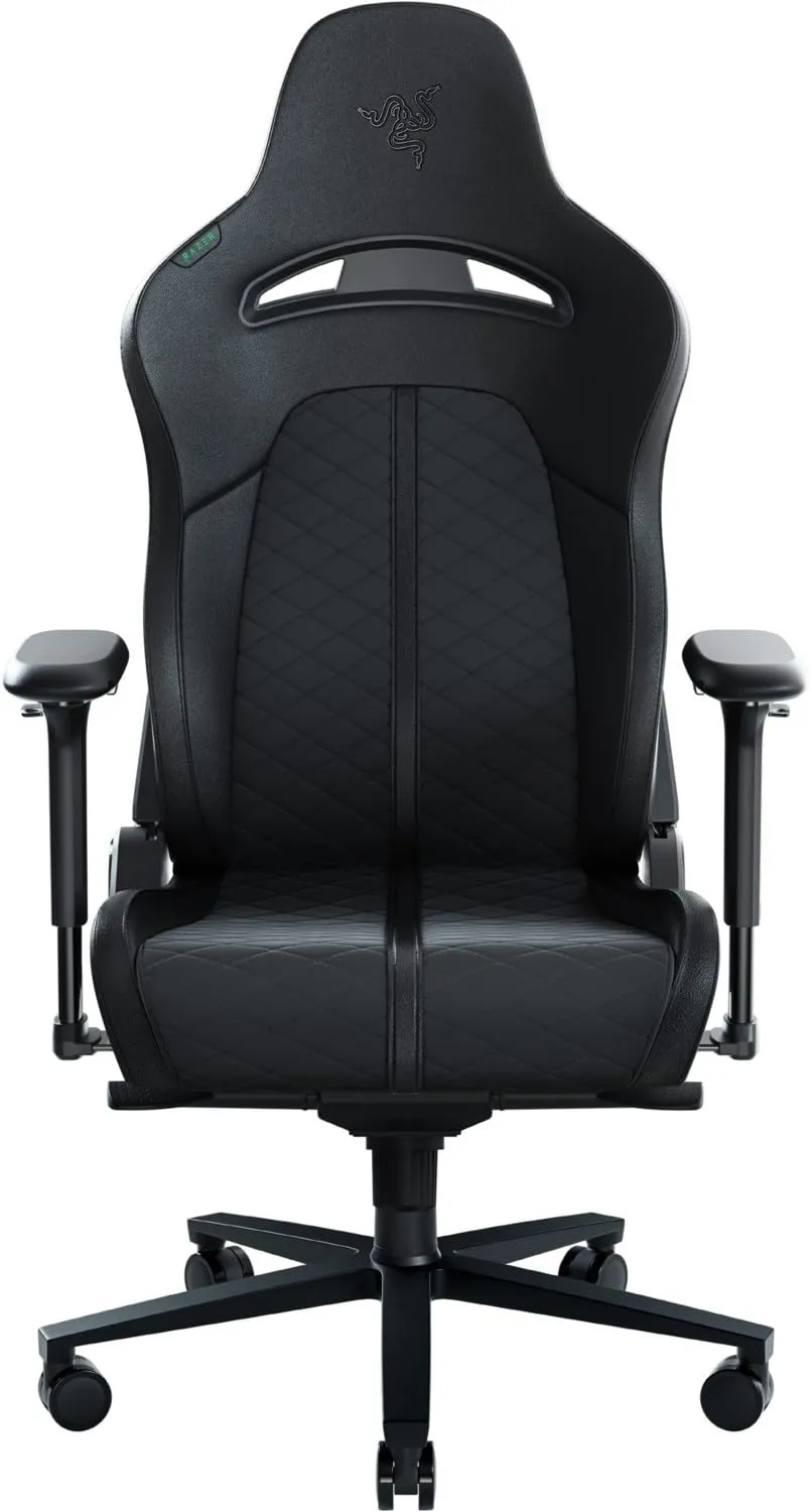 razer-enki-black-sedia-da-gaming-con-supporto-lombare-integrato-finta-pelle-mult image 1