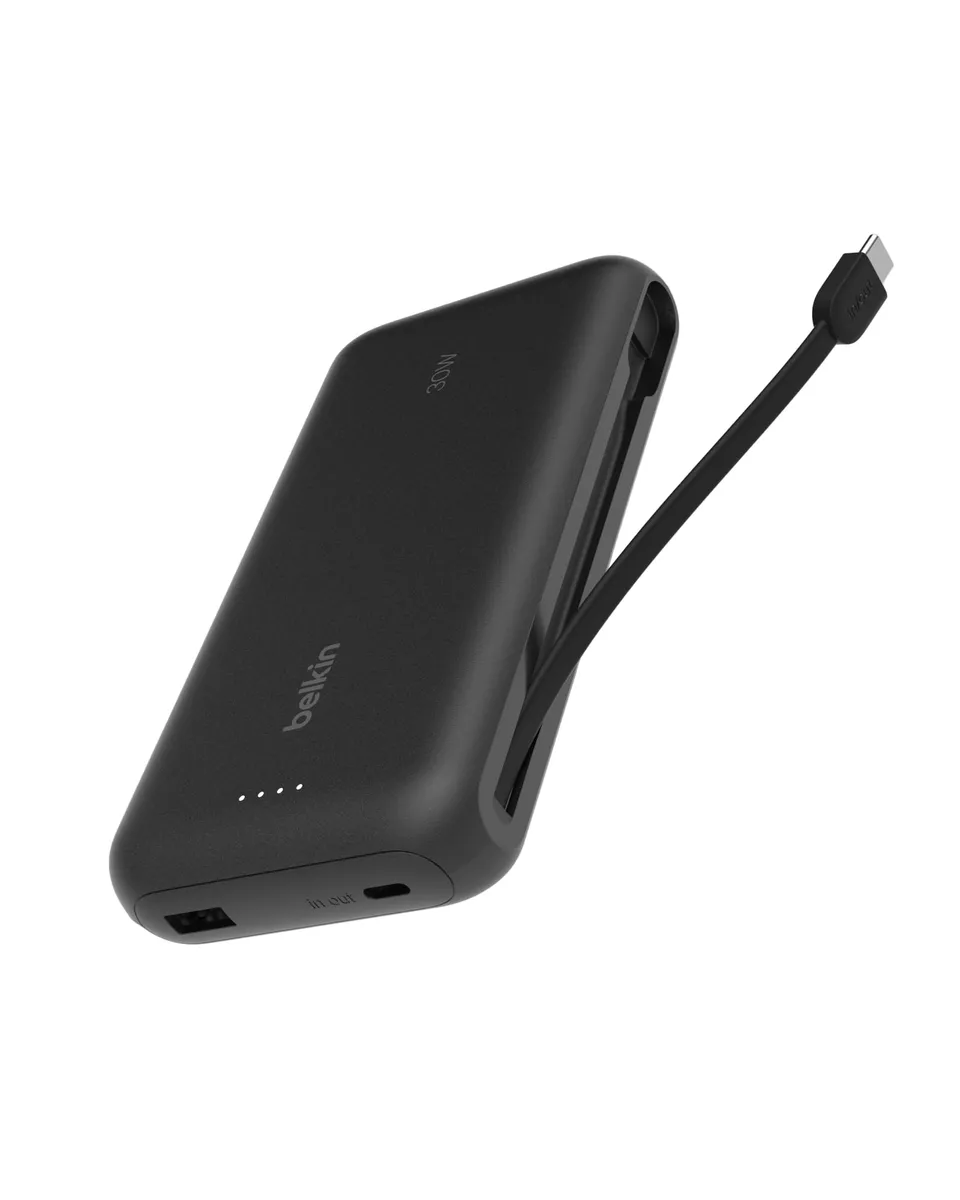 belkin-boostcharge-power-bank-20-000-mah-pd-30-w-con-cavo-usb-c-integrato-ricari image 1
