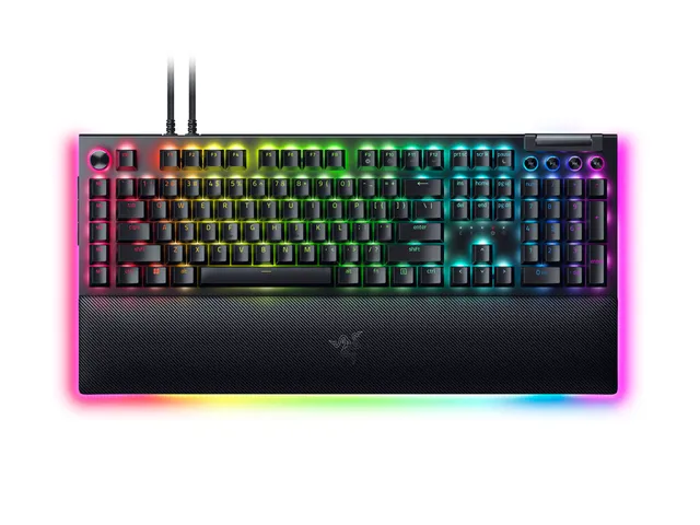 razer-blackwidow-v4-pro-tastiera-meccanica-gaming-pc-switch-verdi-clicky-ghiera- image 1