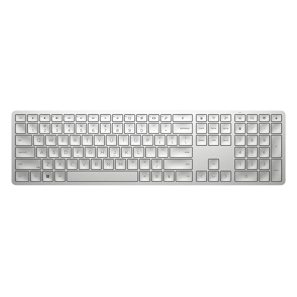 hp-970-tastiera-wireless-retroilluminata-con-20-tasti-programmabili-dongle-usb-a image 1