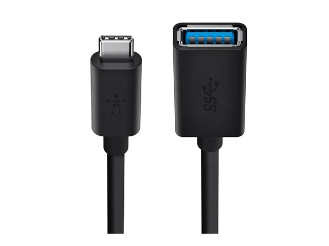 belkin-f2cu036btblk-adattatore-usb-3-0-da-usb-c-a-usb-a-convertitore-dati-5-gbps image 1