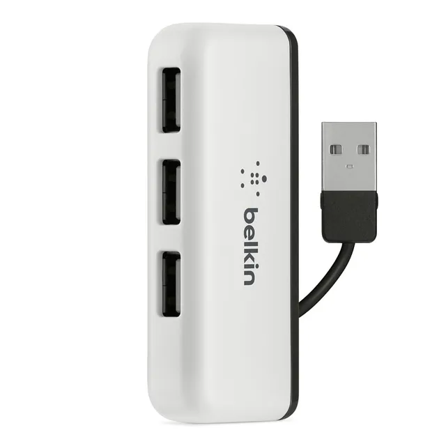 belkin-f4u021bt-hub-usb-da-viaggio-a-4-porte-usb-a-autoalimentato image 1