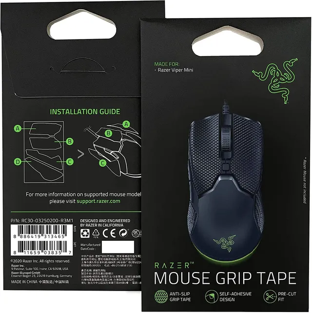 razer-mouse-grip-tape-per-viper-mini-nastro-antiscivolo-autoadesivo-pre-tagliato image 1