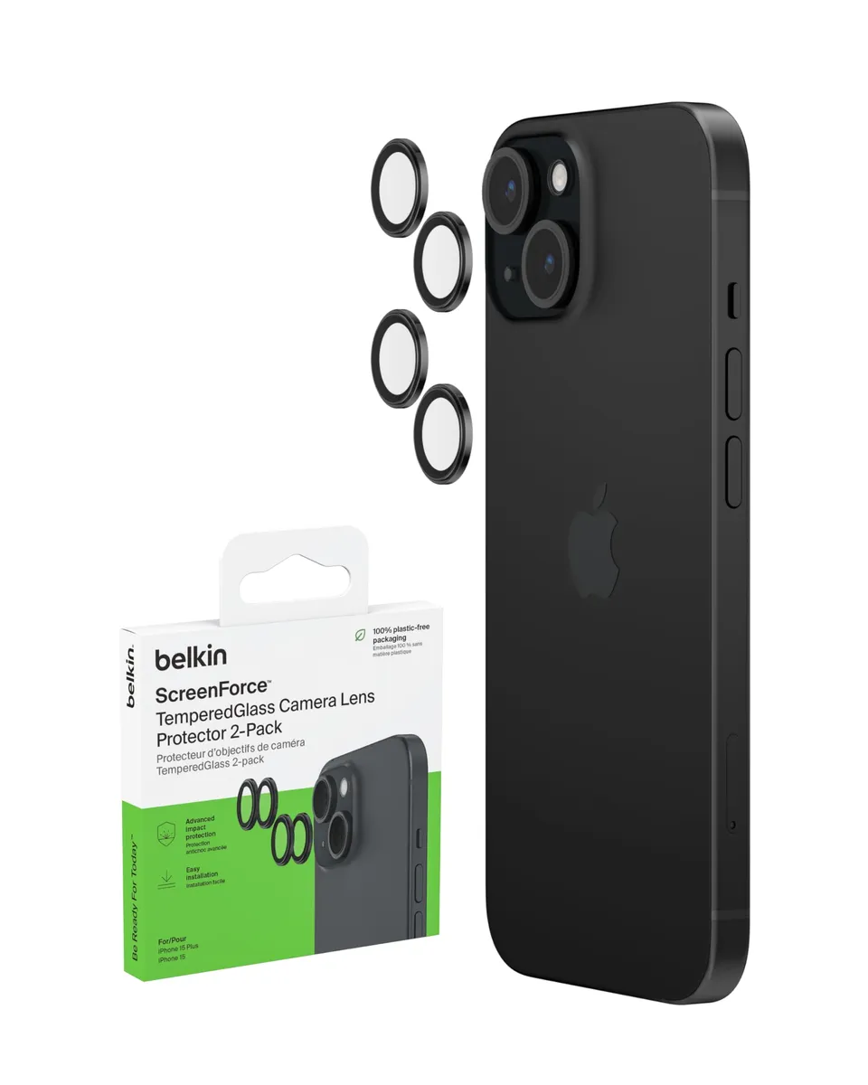 belkin-screenforce-temperedglass-protezione-fotocamera-per-iphone-15-e-iphone-15 image 1