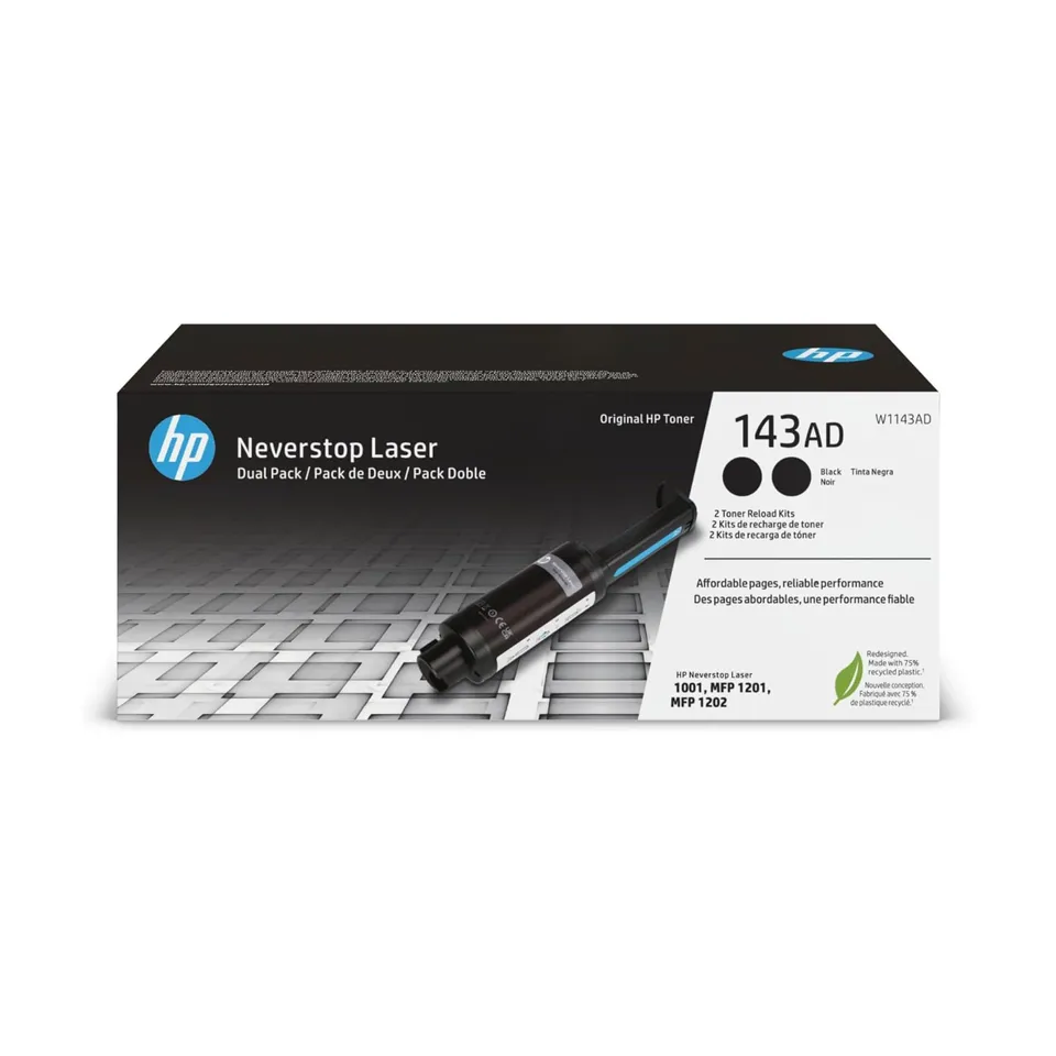 hp-143ad-w1143ad-multipack-2-cartucce-toner-originali-nero-2500-pagine-compatibi image 1
