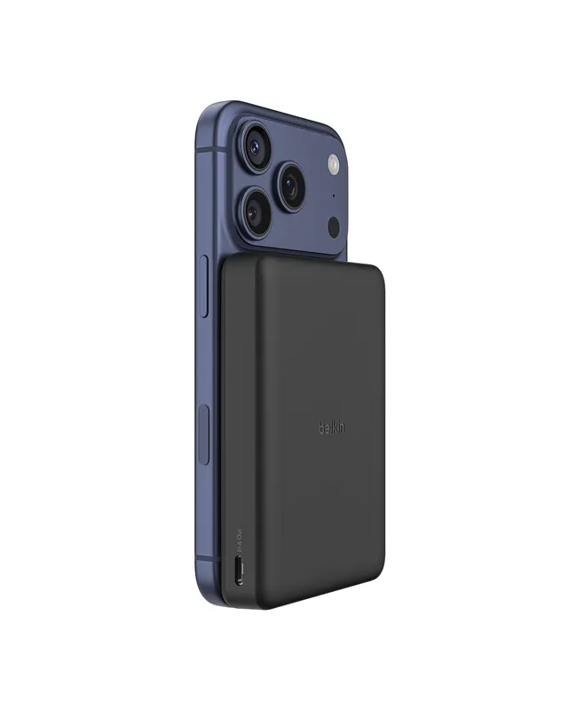 belkin-boostcharge-power-bank-magnetico-10-000-mah-qi2-7-5w-ultra-sottile-con-an image 1