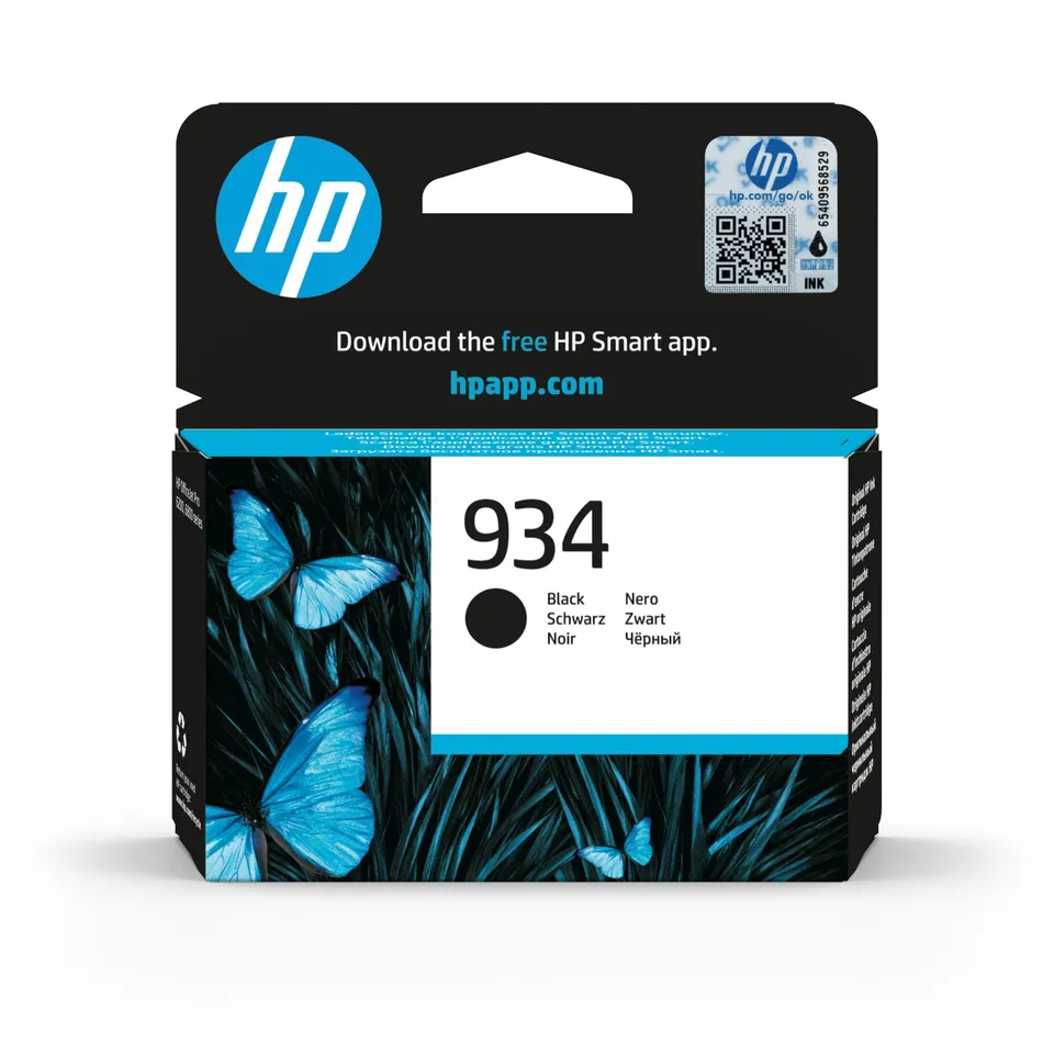 hp-934-nero-c2p19ae-cartuccia-d-inchiostro-originale-hp-da-400-pagine-per-office image 1
