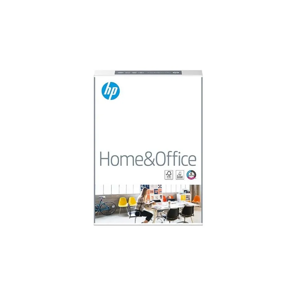 hp-carta-inchiostro-a4-chp370-bianca-5-risme-da-500-fogli-80-g-m-2500-fogli-tota image 1