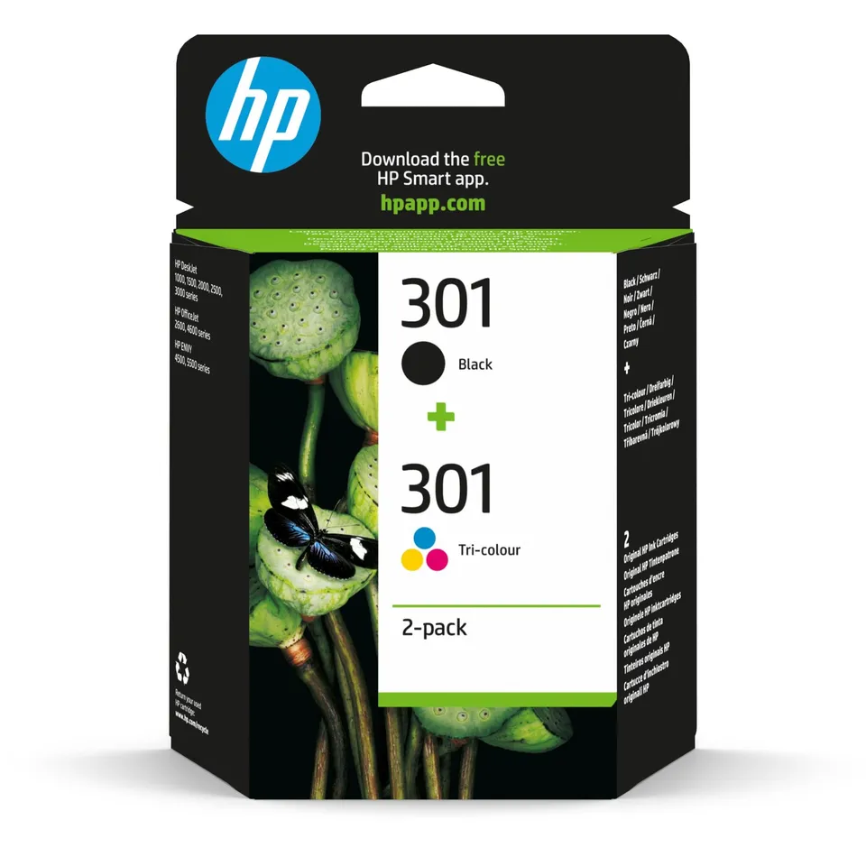 hp-301-n9j72ae-confezione-da-2-cartucce-d-inchiostro-originali-nero-e-tricolore- image 1