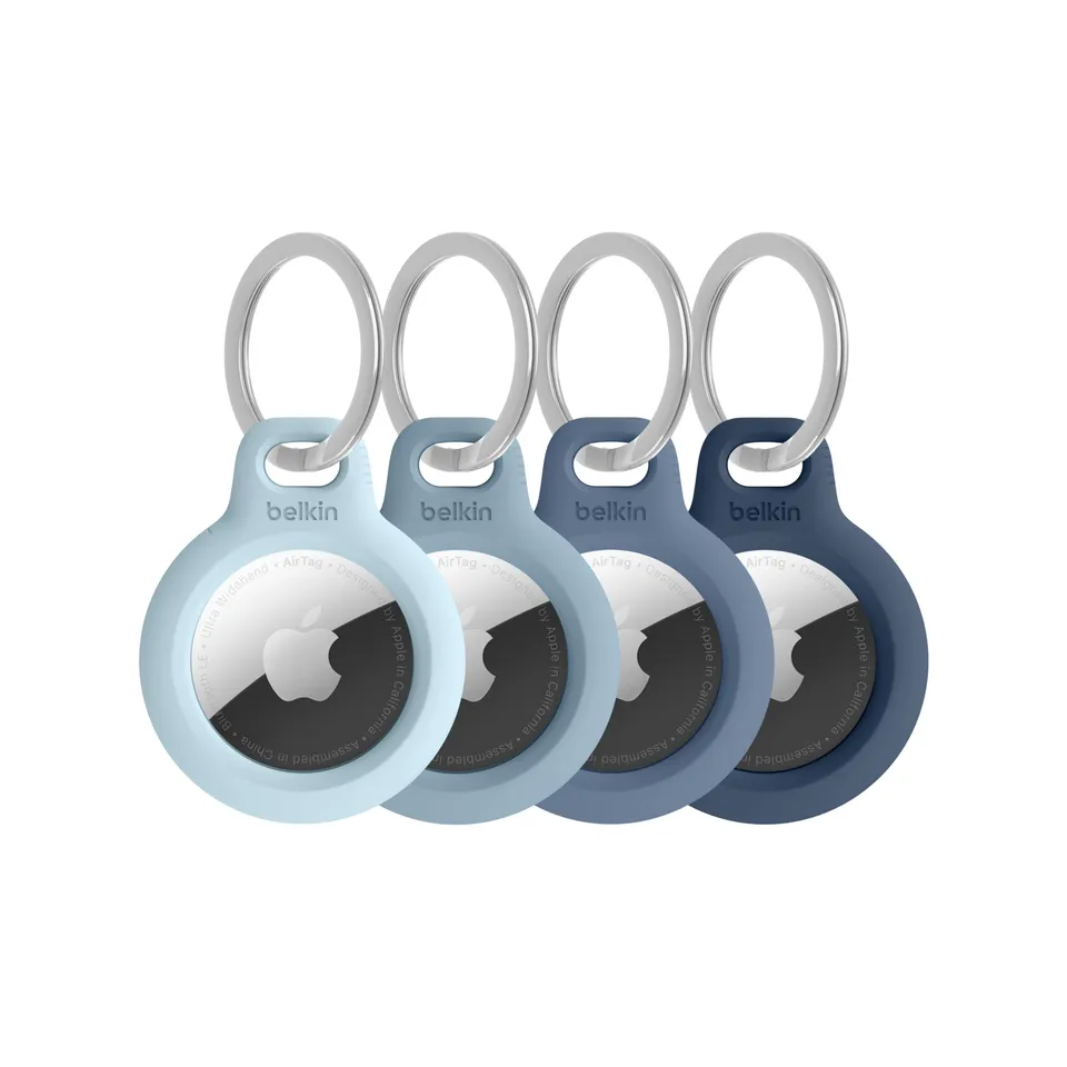 belkin-secure-holder-custodia-per-airtag-con-anello-portachiavi-guscio-protettiv image 1