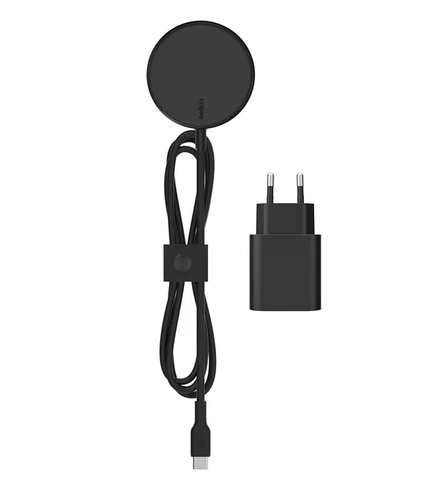 belkin-caricabatterie-wireless-magsafe-magnetico-10w-con-alimentatore-20w-e-cavo image 1