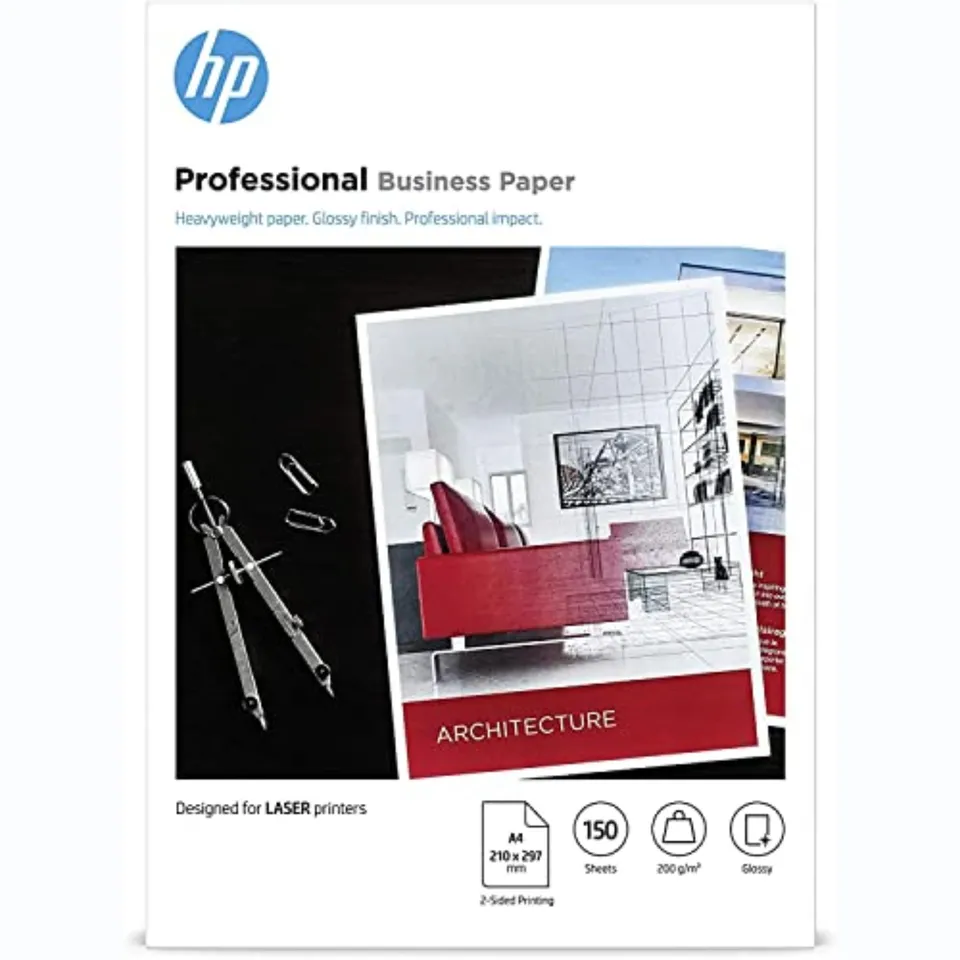 hp-professional-business-7mv83a-carta-fotografica-lucida-200-g-m-a4-confezione-d image 1