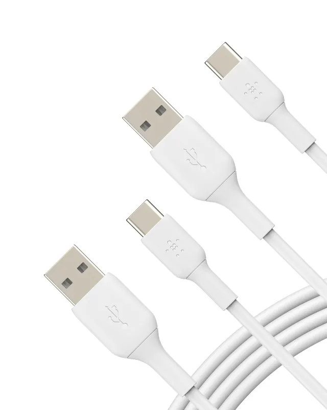 belkin-cavo-usb-a-a-usb-c-in-pvc-bianco-1-m-confezione-da-2-certificato-usb-if image 1