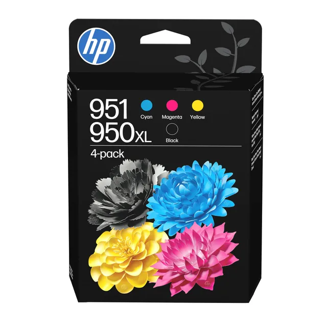 hp-951-950xl-c3wk1ae-confezione-4-cartucce-originali-ciano-giallo-magenta-nero-a image 1