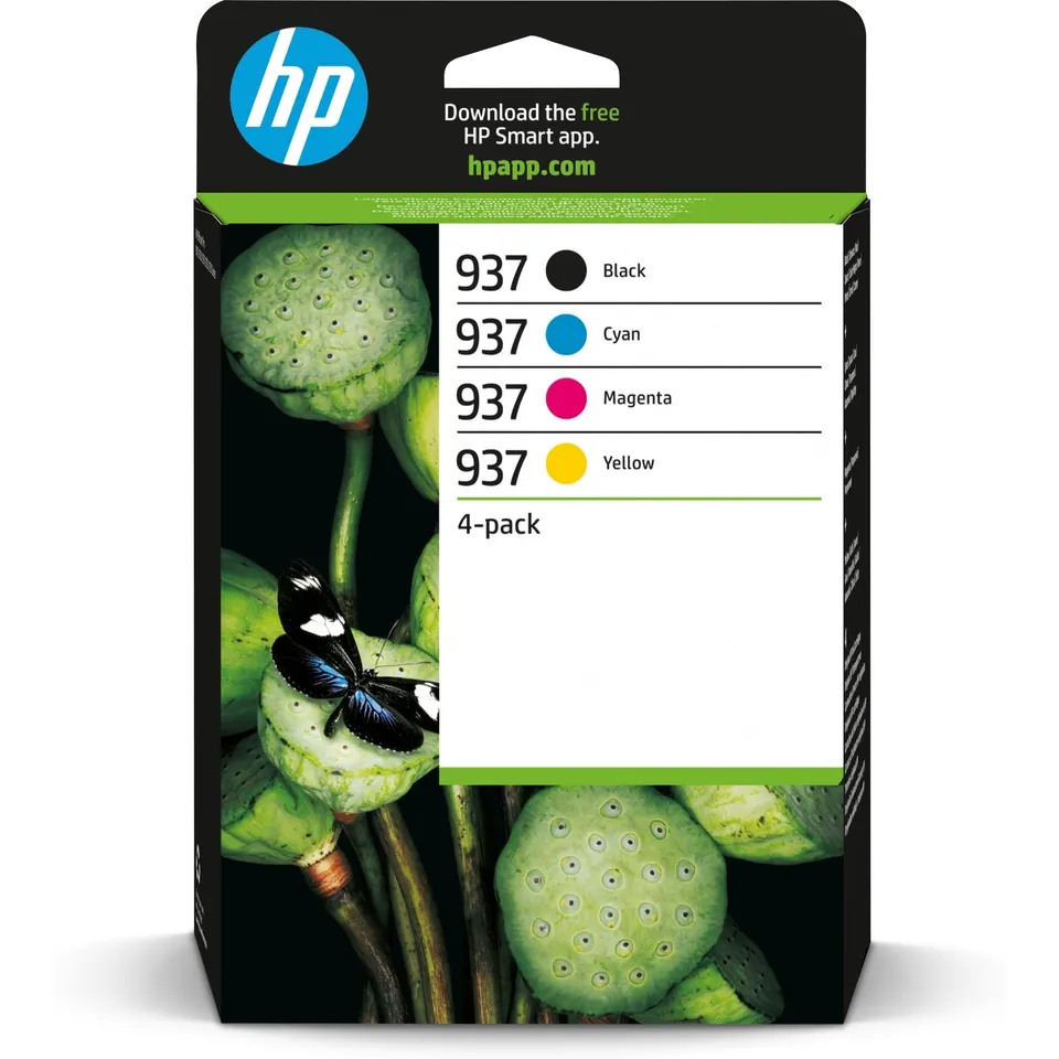hp-937-multipack-cartucce-originali-6c400ne-nero-1250-pagine-ciano-magenta-giall image 1