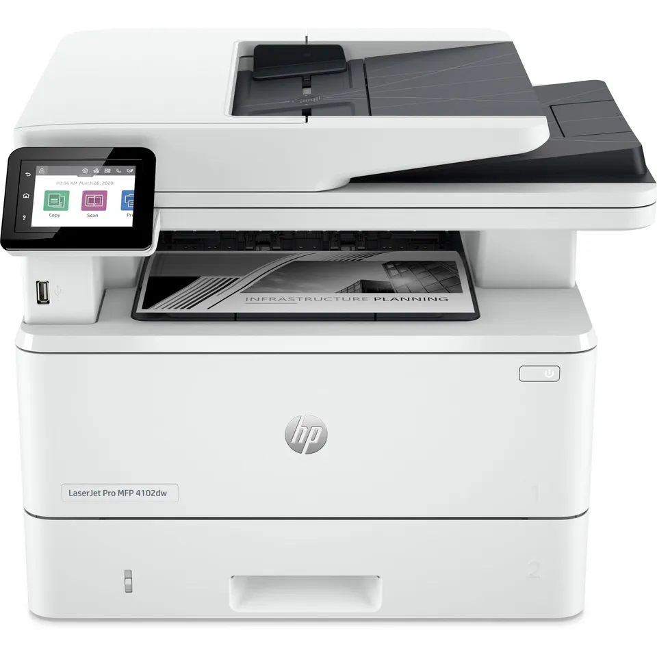 hp-laserjet-pro-mfp-4102dw-2z622f-stampante-multifunzione-laser-a4-bianco-e-nero image 1