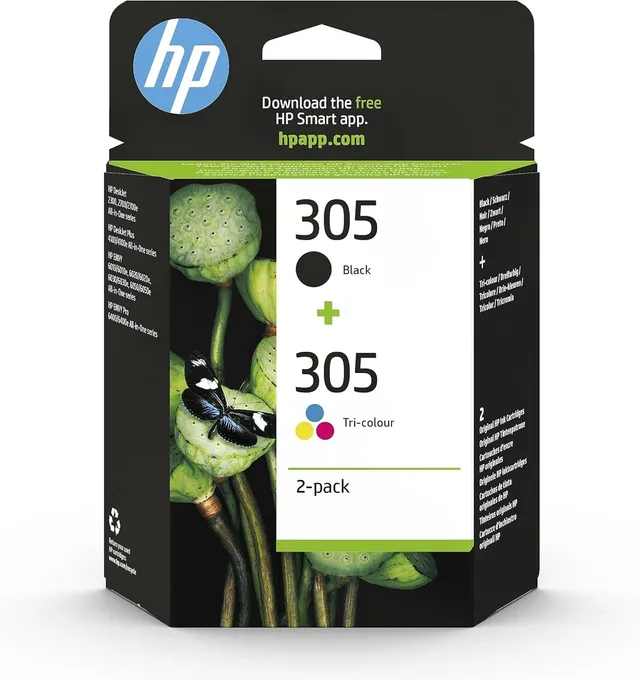hp-305-nero-e-tricromia-6zd17ae-confezione-da-2-cartucce-originali-per-deskjet-s image 1