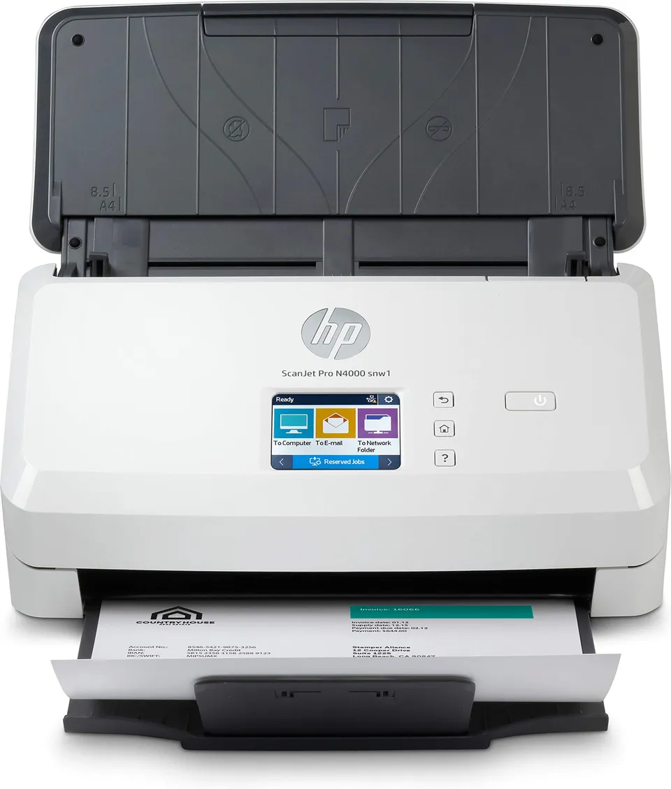 hp-scanjet-pro-n4000-snw1-6fw08a-scanner-documentale-fronte-retro-40-ppm-wi-fi-e image 1