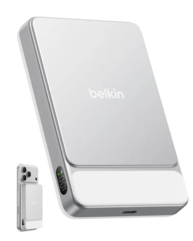 belkin-ultracharge-power-bank-magnetico-qi2-25w-10000-mah-con-cavo-usb-c-incluso image 1