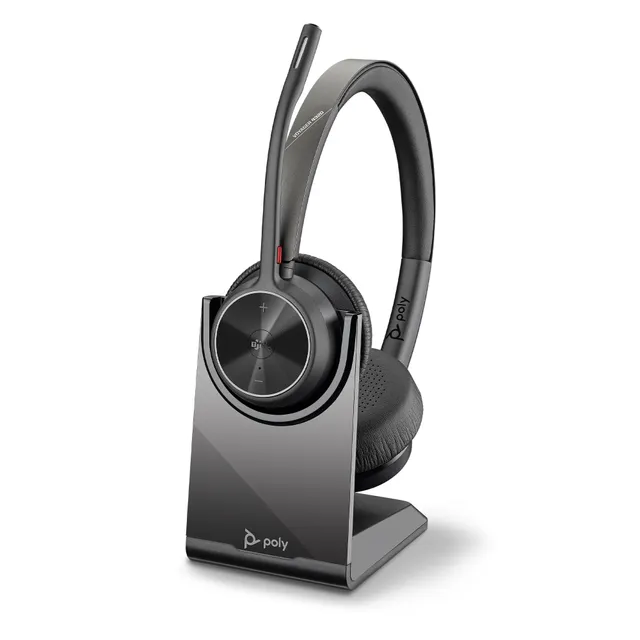 poly-voyager-4320-uc-cuffia-wireless-bluetooth-5-1-con-dongle-usb-c-bt700-autono image 1