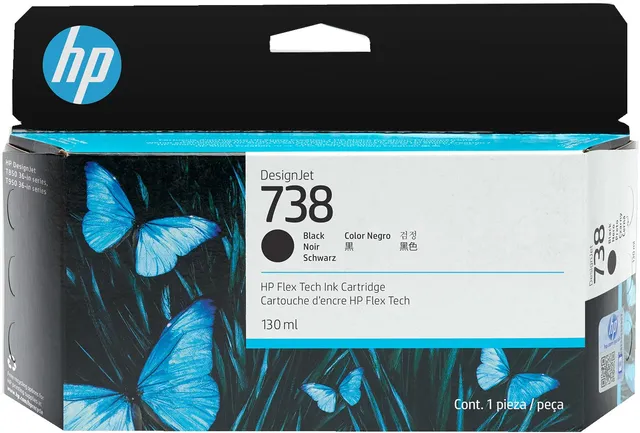 hp-738-130-ml-cartuccia-d-inchiostro-originale-nera-resa-standard-per-stampanti- image 1