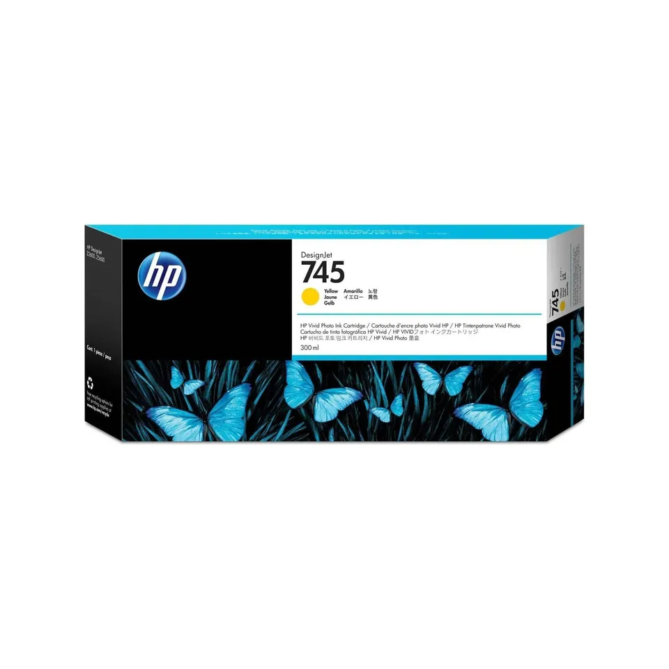 hp-745-f9k02a-cartuccia-originale-gialla-da-220-pagine-per-designjet-z2600-e-z56 image 1