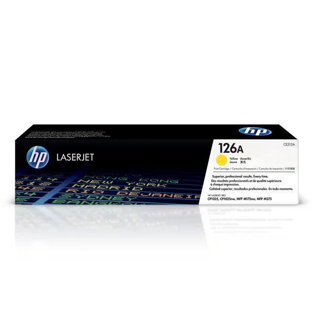 hp-126a-giallo-originale-ce312a-cartuccia-toner-laserjet-da-1000-pagine-per-colo image 1
