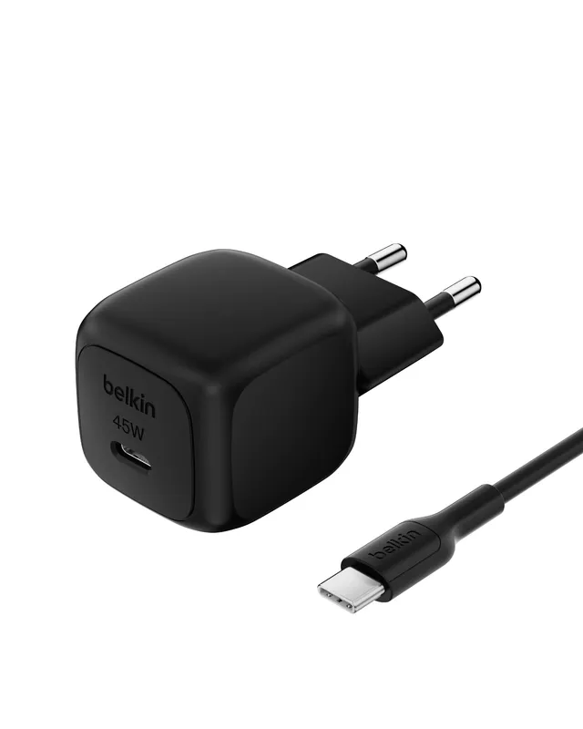 belkin-caricatore-da-parete-compatto-45w-usb-c-pd-3-1-con-cavo-usb-c-ricarica-ra image 1