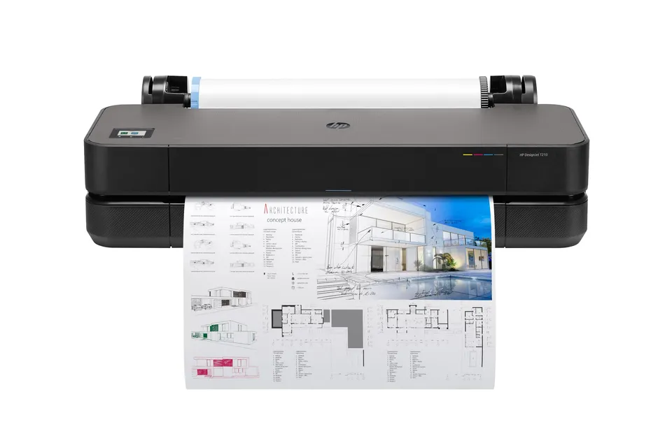 hp-designjet-t210-8ag32t-plotter-per-grandi-formati-61-cm-da-a4-ad-a1-59-a1-ora- image 1