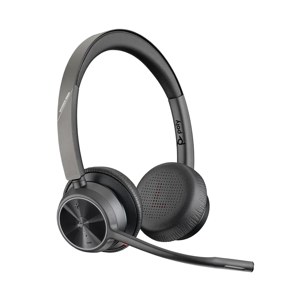 poly-voyager-4320-uc-cuffia-wireless-bluetooth-5-1-con-dongle-usb-c-bt700-microf image 1
