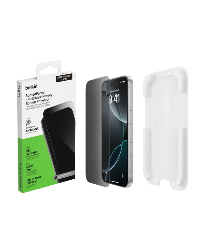 belkin-screenforce-invisiglass-privacy-pellicola-per-iphone-17-pro-max-vetro-con image 1