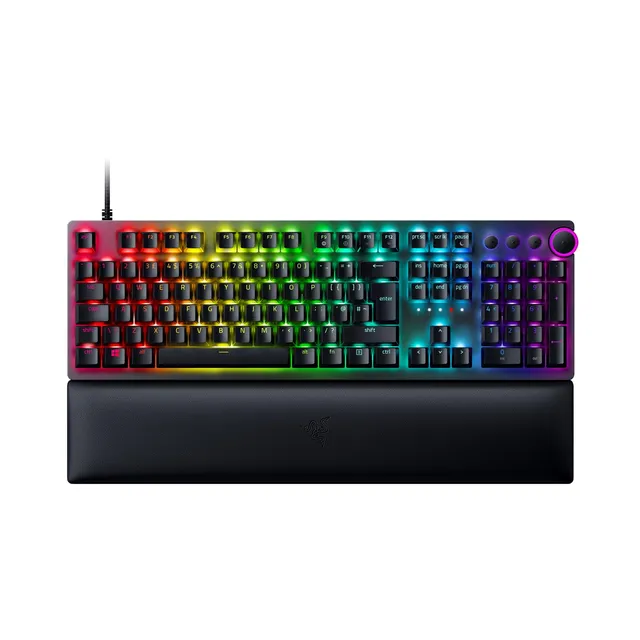 razer-huntsman-v2-interruttori-ottici-viola-clicky-tastiera-gaming-meccanica-ott image 1