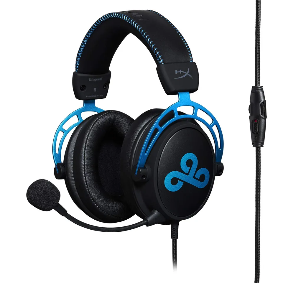 hyperx-cloud-alpha-cloud9-edition-hx-hscac9-bl-cuffie-gaming-con-driver-a-doppia image 1