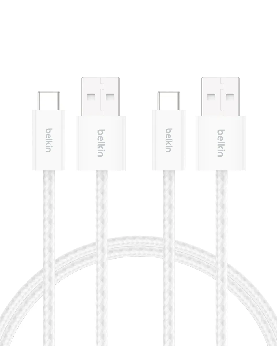 belkin-boostcharge-confezione-da-2-cavi-intrecciati-usb-a-a-usb-c-da-1-5-m-15-w- image 1
