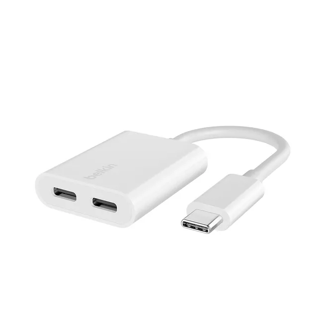 belkin-rockstar-adattatore-audio-ricarica-usb-c-2-in-1-con-power-delivery-60w-da image 1