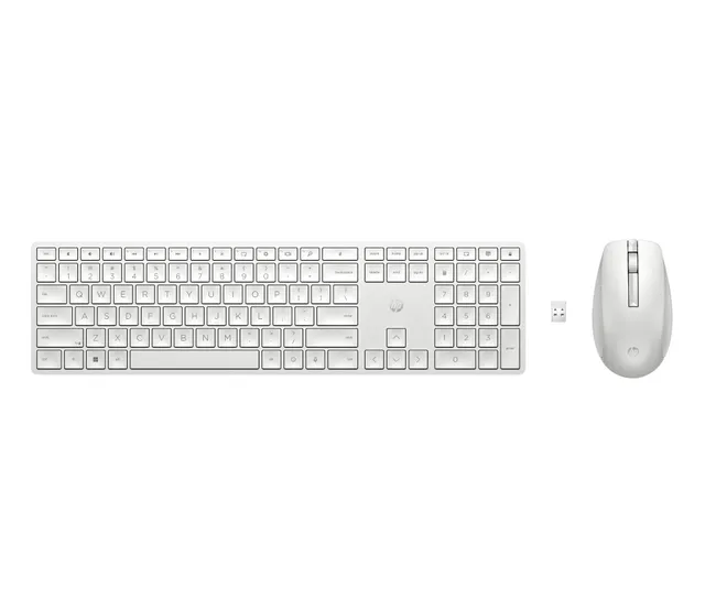 hp-650-combo-tastiera-e-mouse-wireless-con-dongle-usb-a-2-4-ghz-20-tasti-program image 1
