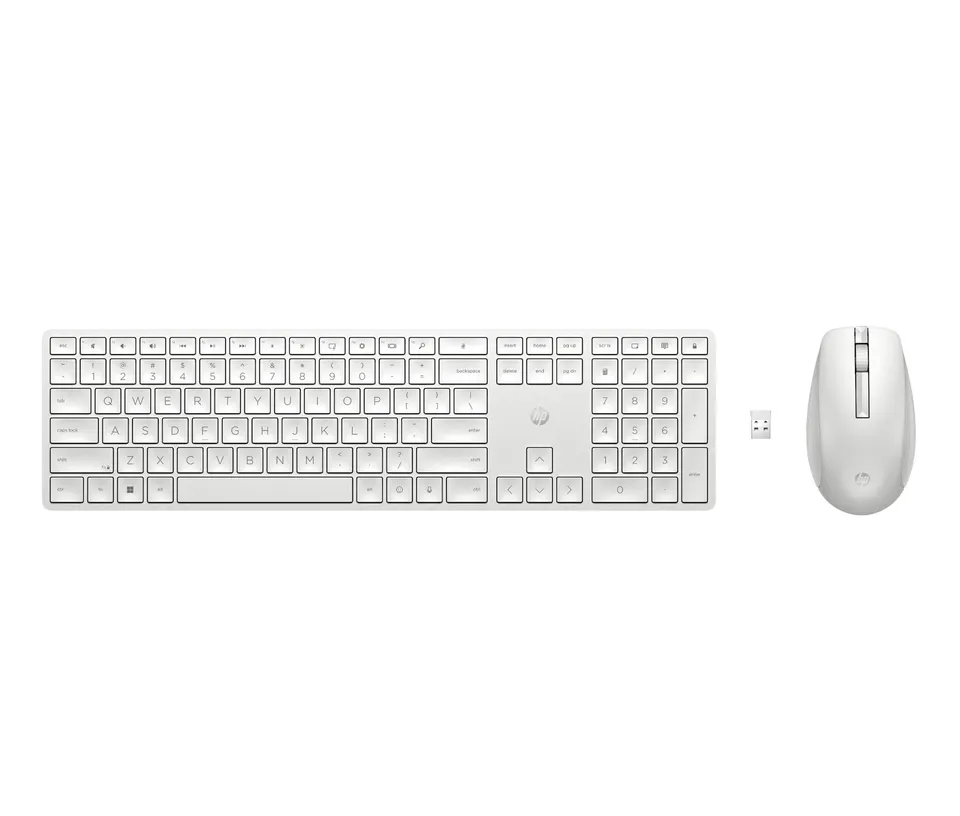 hp-650-combo-tastiera-e-mouse-wireless-con-dongle-usb-a-2-4-ghz-20-tasti-program image 1
