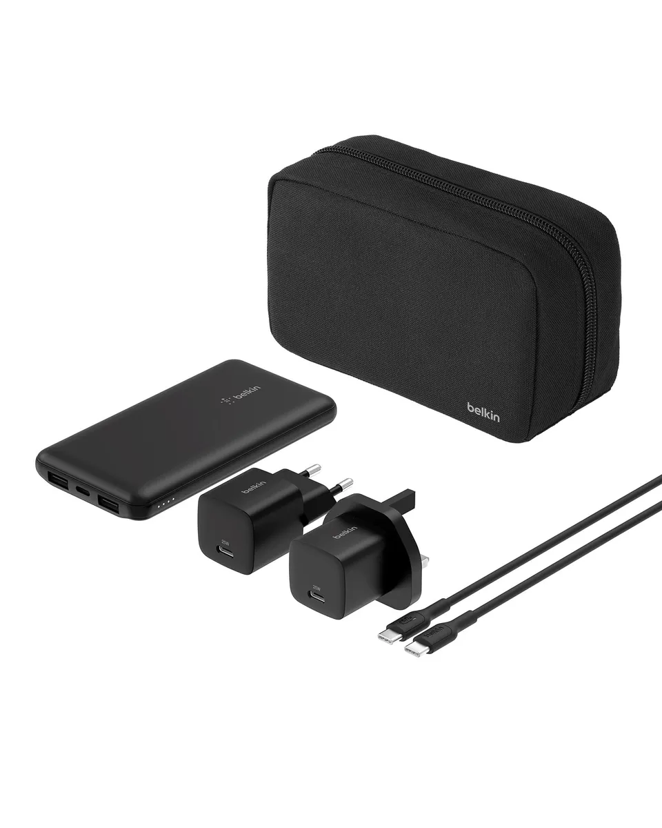 belkin-boostcharge-kit-di-ricarica-5-in-1-con-power-bank-10-000-mah-2-caricatori image 1