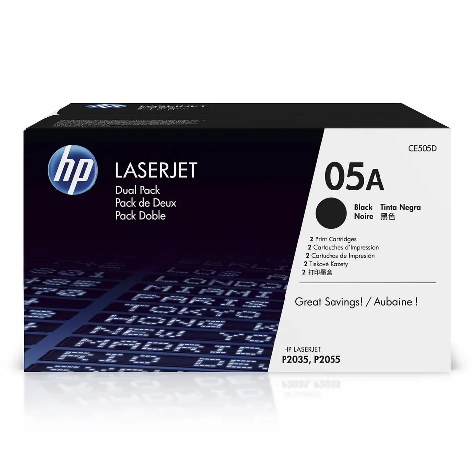 hp-multipack-05a-ce505d-2-cartucce-toner-originali-ce505a-nero-2-300-pagine-per- image 1