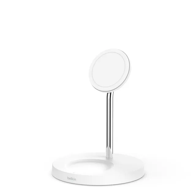 belkin-caricabatterie-wireless-2-in-1-magsafe-15w-con-alimentatore-incluso-per-i image 1